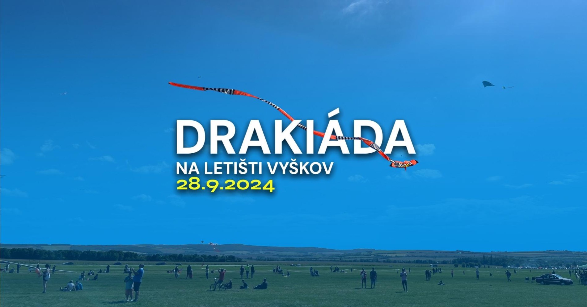 Drakiáda na letišti ve Vyškově