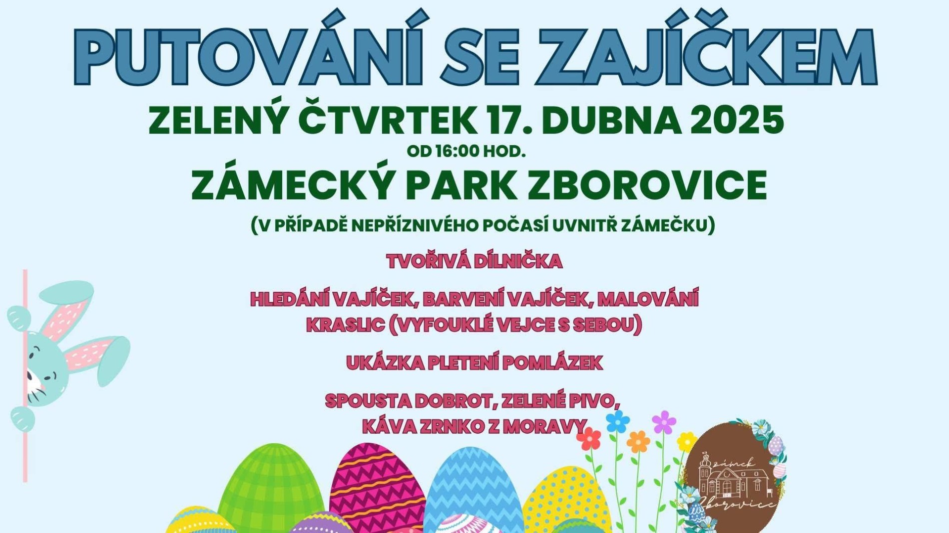 Putování se zajíčkem - zelený čtvrtek Zborovice
