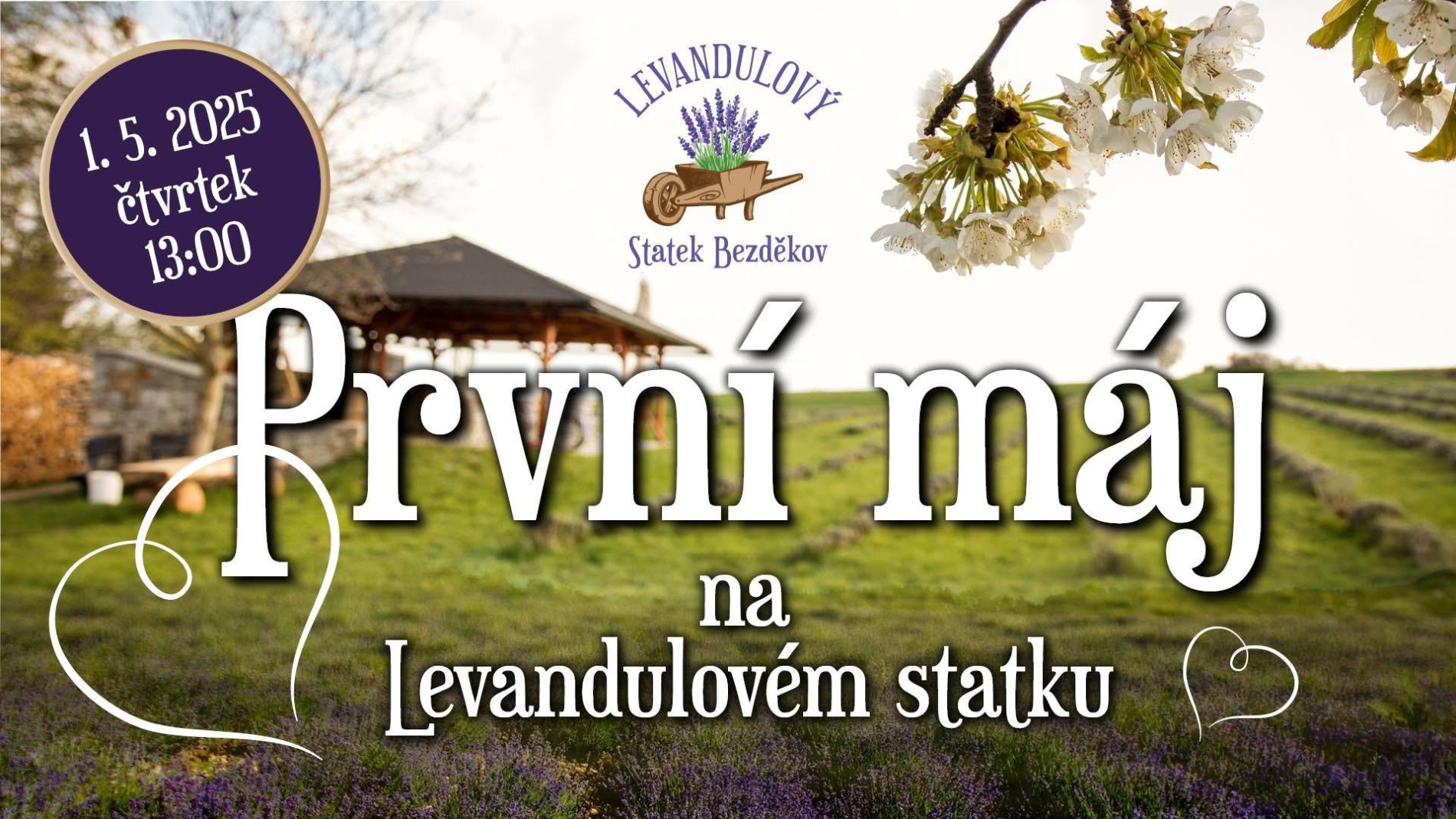 První máj na levandulovém statku