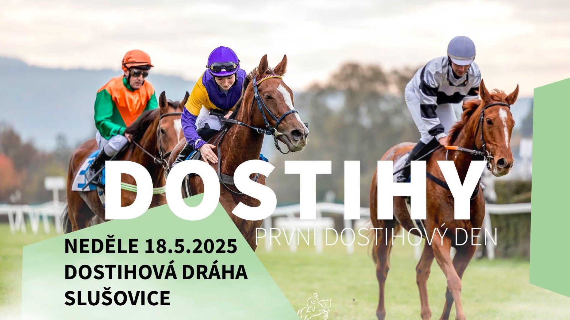 Dostihy Slušovice - první dostihový den 2025