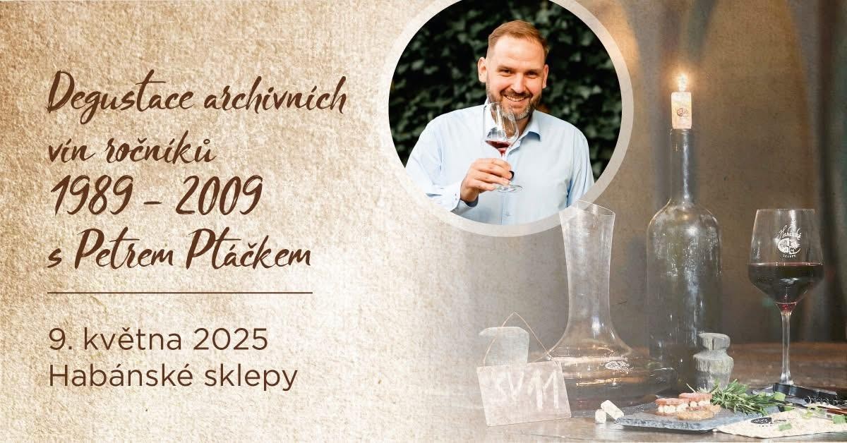 Degustace archivních vín ročníků 1989 - 2009 s Petrem Ptáčkem