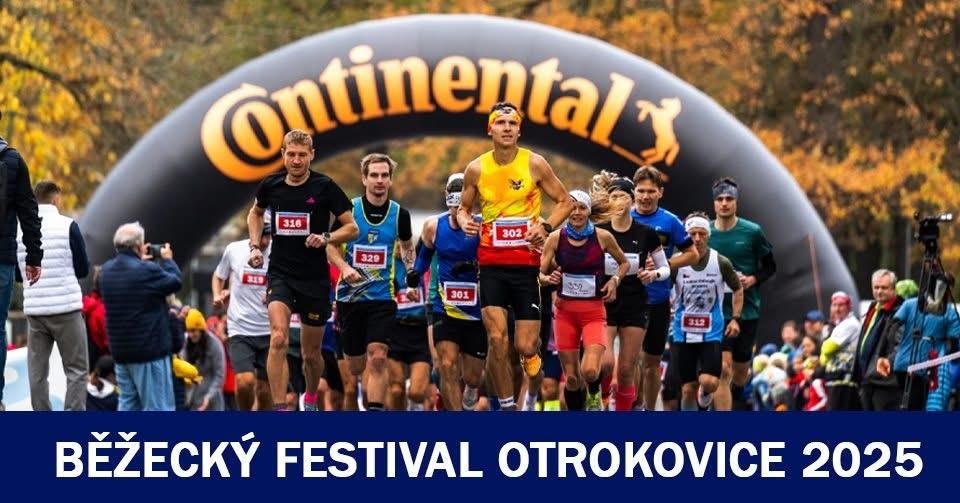 Běžecký festival Otrokovice 2025 - maraton půlmaraton štafetový půlmaraton závody mládeže 