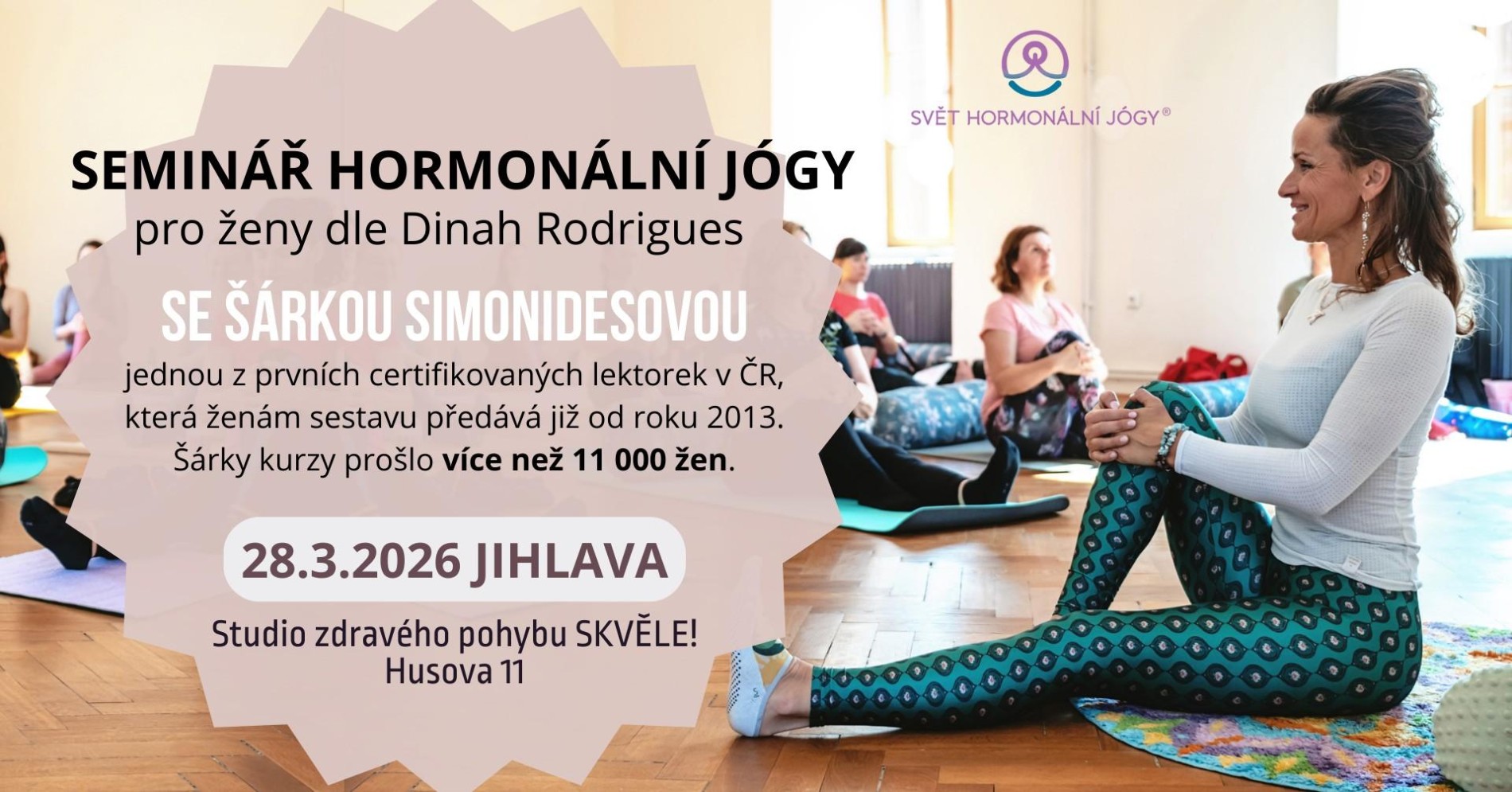 Jednodenní seminář hormonální jógy - Jihlava Jednodenní seminář hormonální jógy - Jihlava