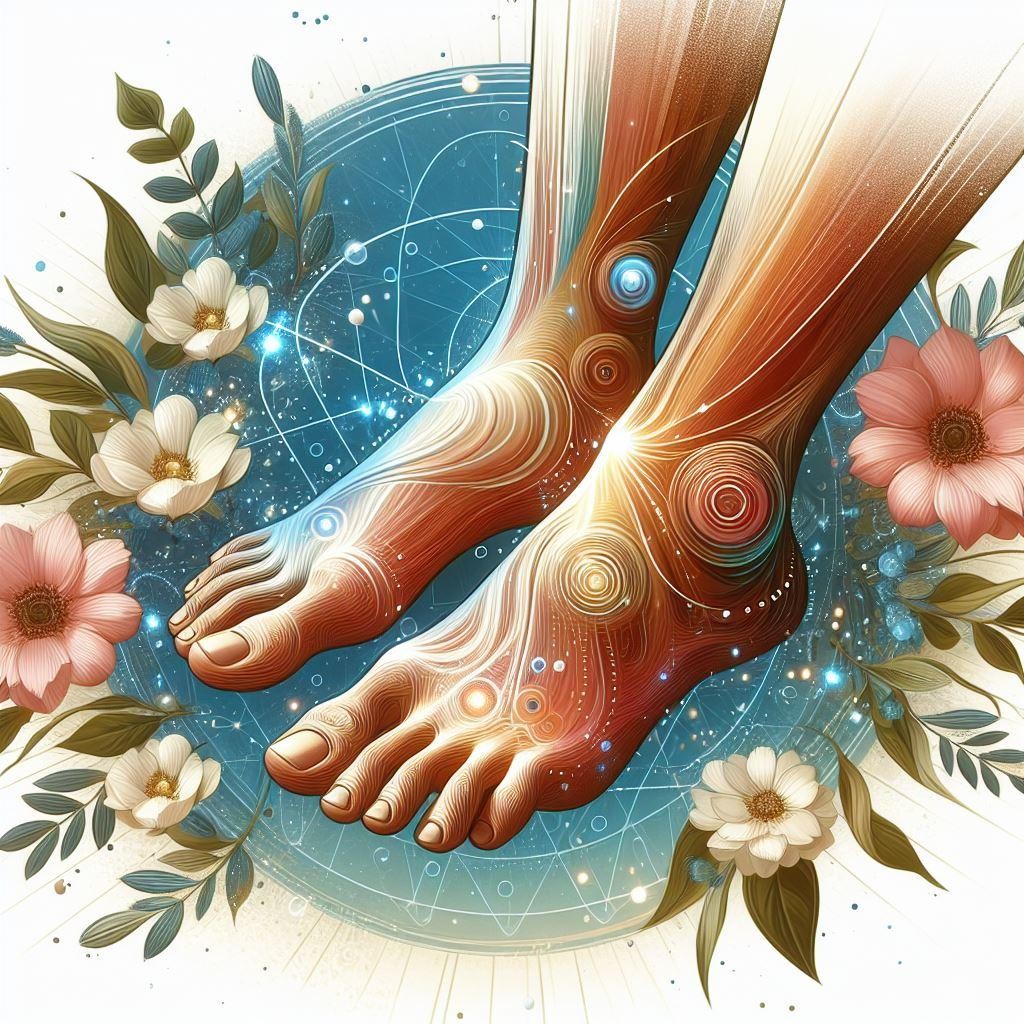 Reflexní terapie lymfatického systému na chodidle