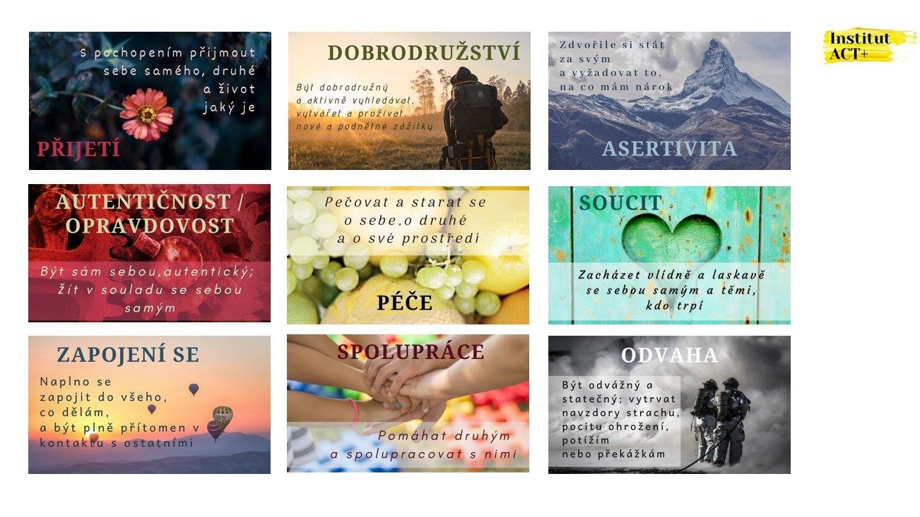 Zážitkový úvod do ACTu (Terapie přijetí a odhodlání)