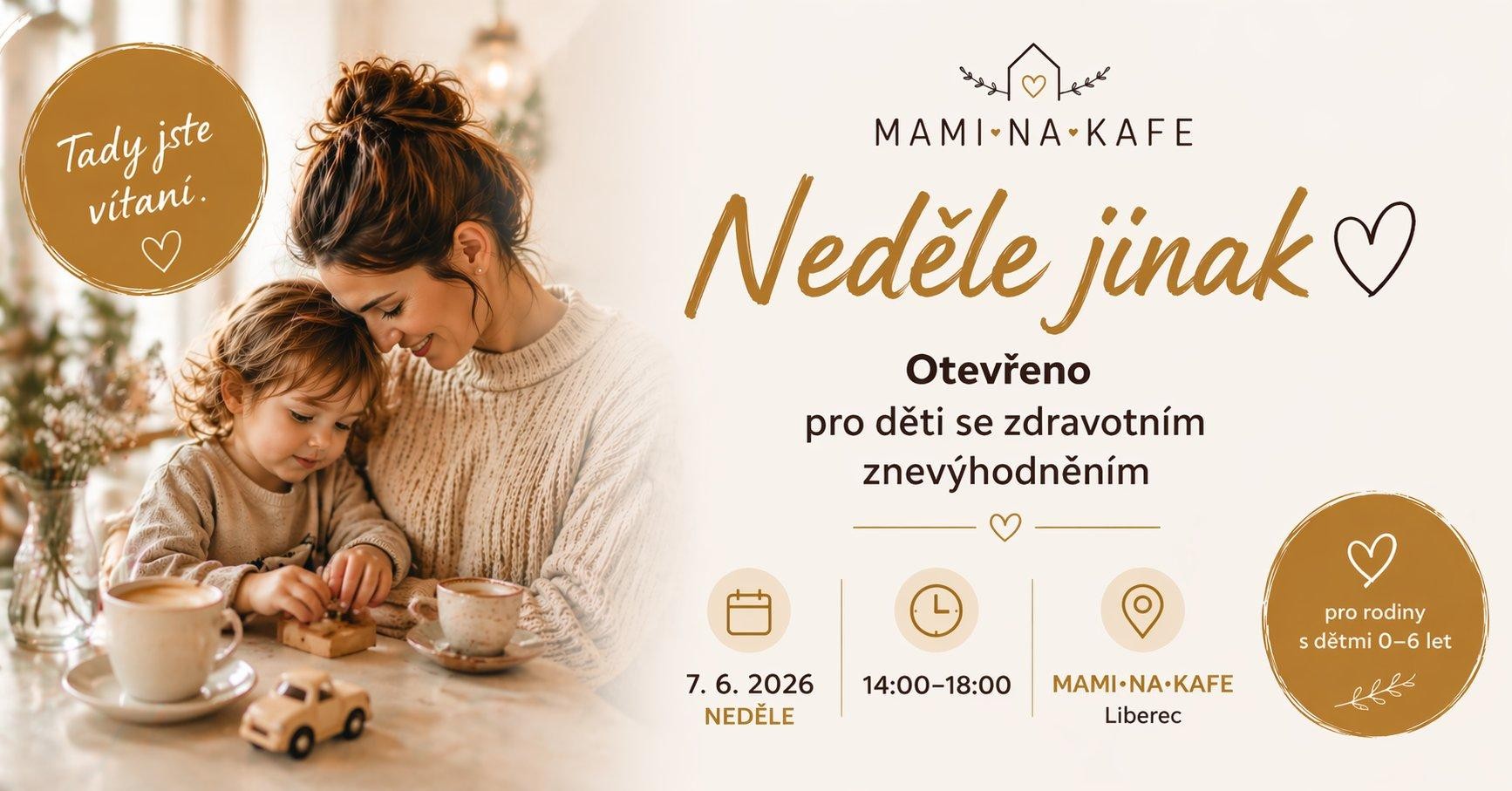 Neděle jinak 💛 Otevřeno pro děti se zdravotním znevýhodněním