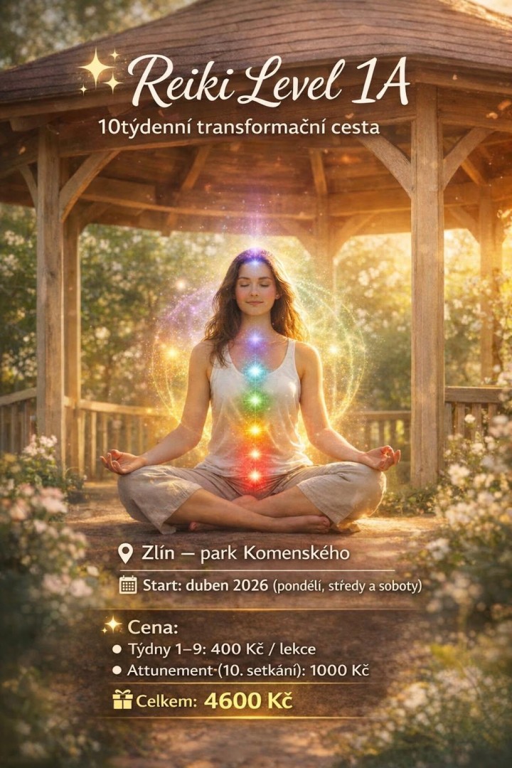 ✨ Reiki Level 1 – 10týdenní transformační cesta