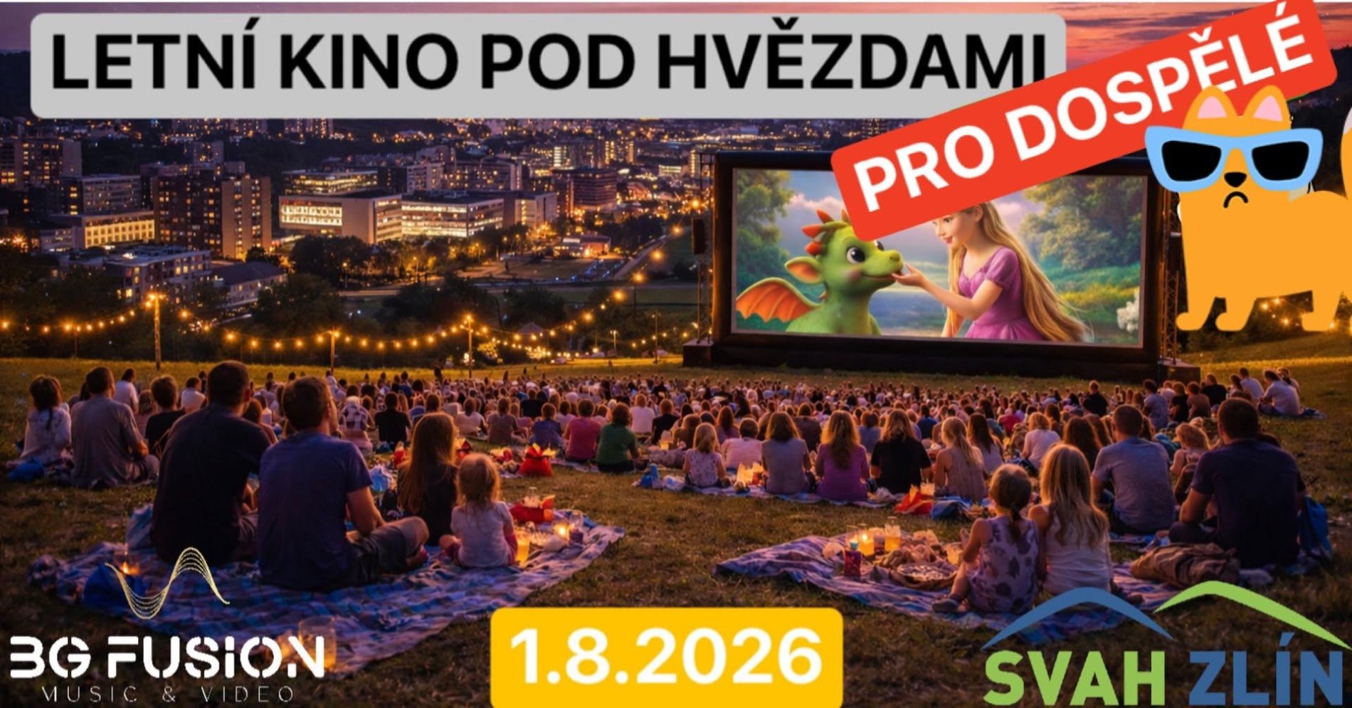 LETNÍ KINO POD HVĚZDAMI NAD ZLÍNEM TENTOKRÁT PRO DOSPĚLÉ!