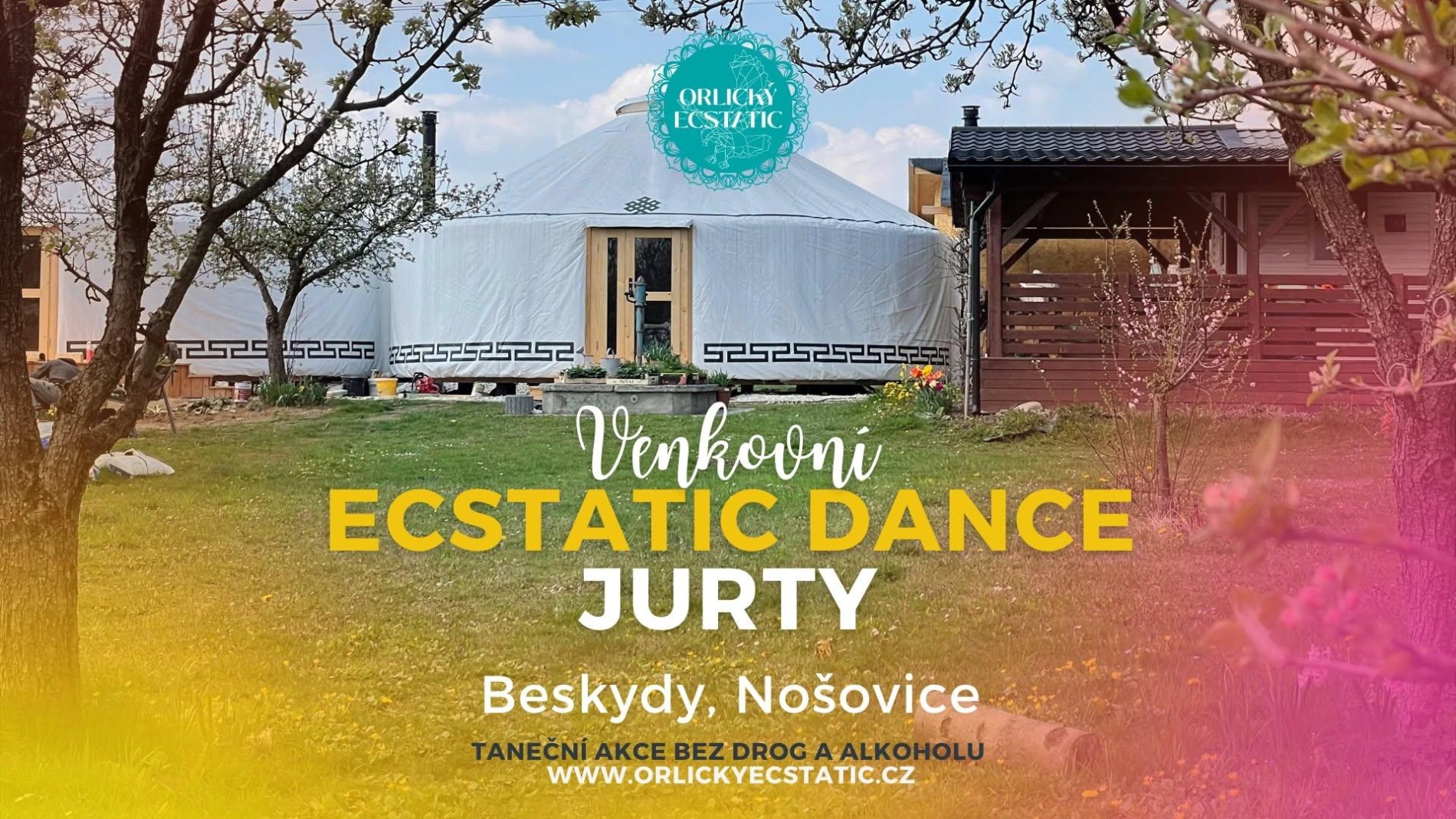 VENKOVNÍ ECSTATIC DANCE JURTY - BESKYDY I Sobota 11.7. I Orlický Ecstatic &amp Podnikání z pláže &amp MAAR