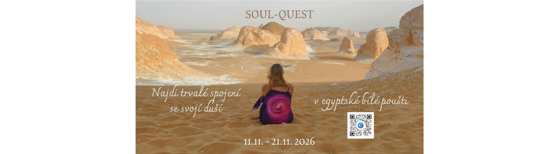 SOULQUEST - najdi trvalé spojení se svojí duší v bílé egyptské poušti