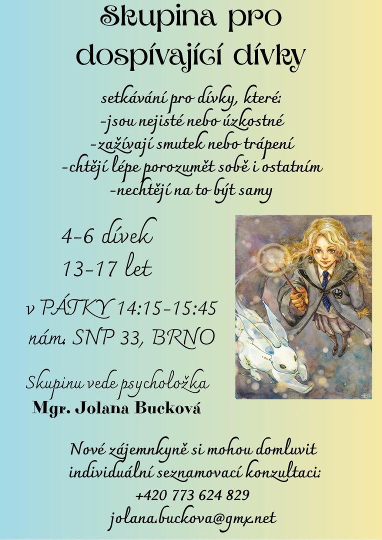 skupina pro dívky