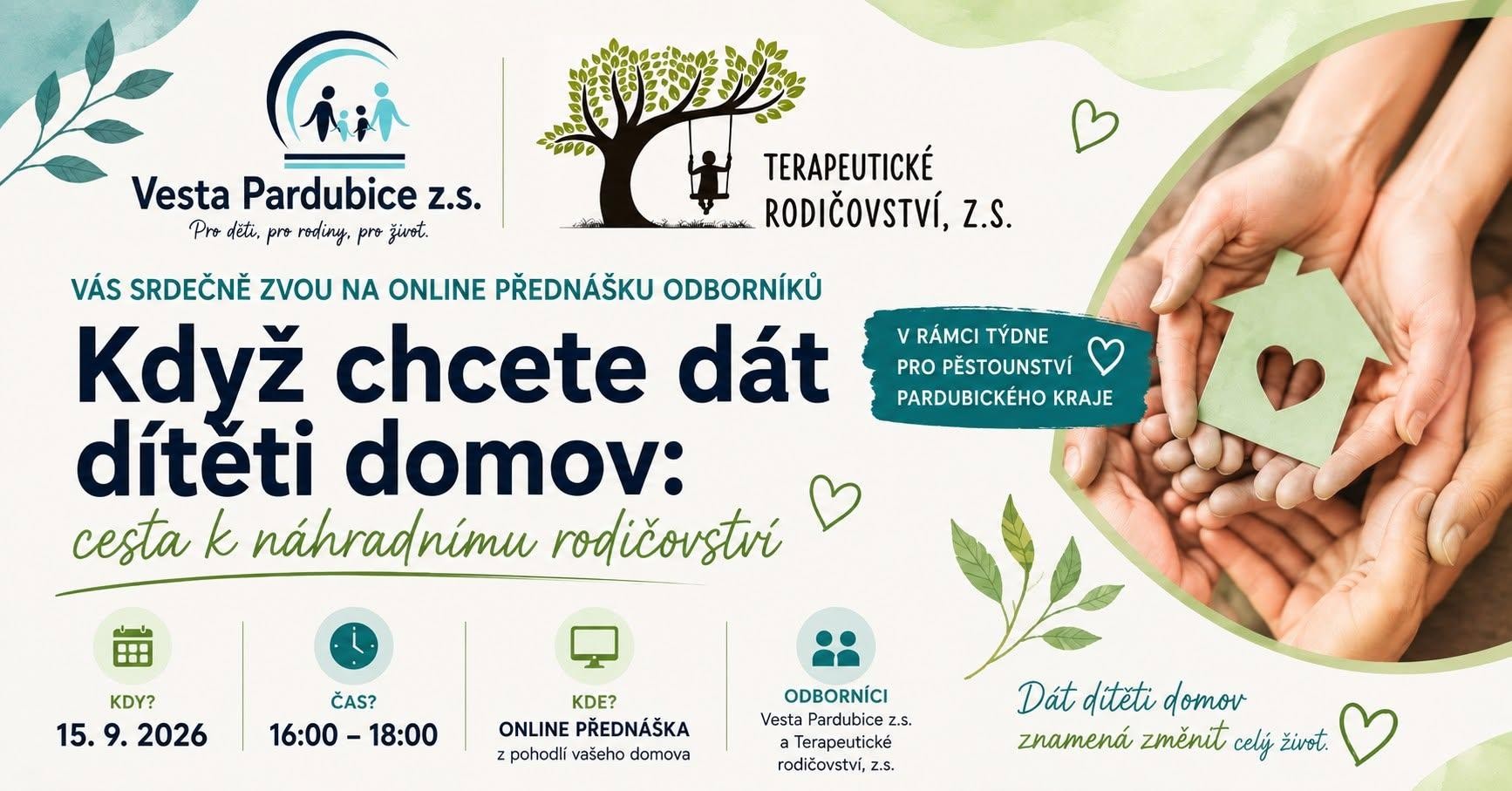 Online debata - Když chcete dát dítěti domov - cesta k náhradnímu rodičovství