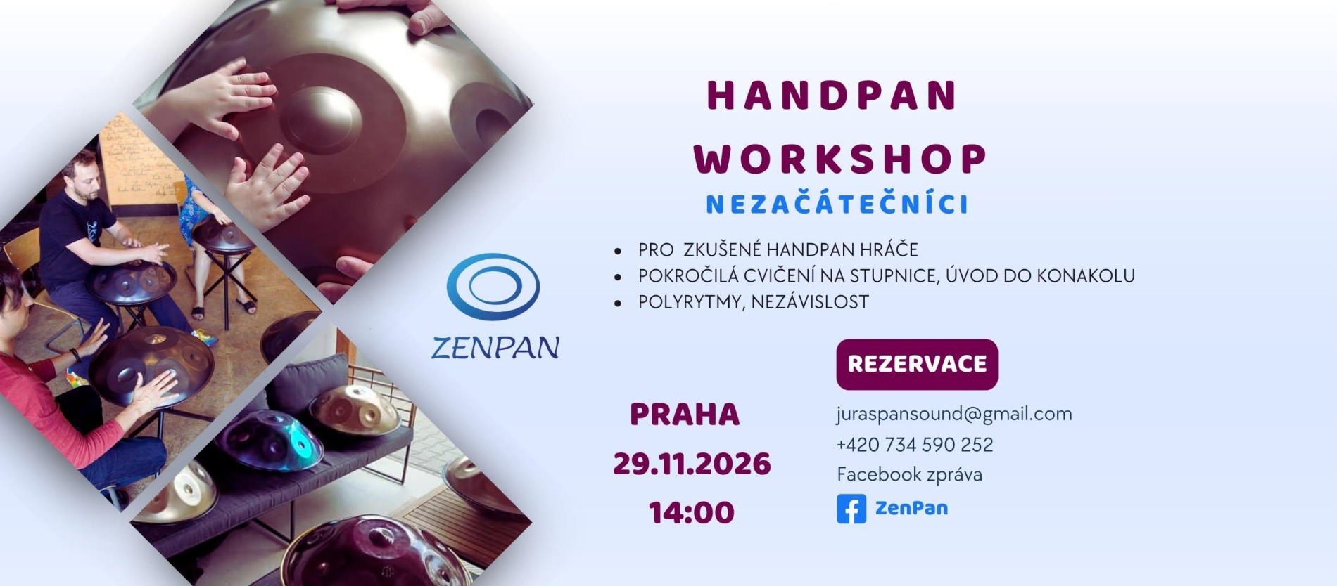 Handpan workshop Praha - Nezačátečníci