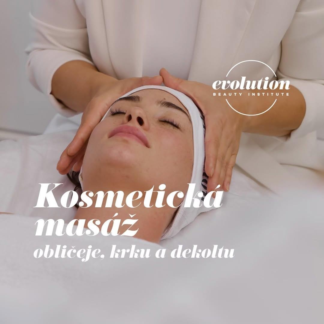 Kosmetická masáž obličeje krku a dekoltu