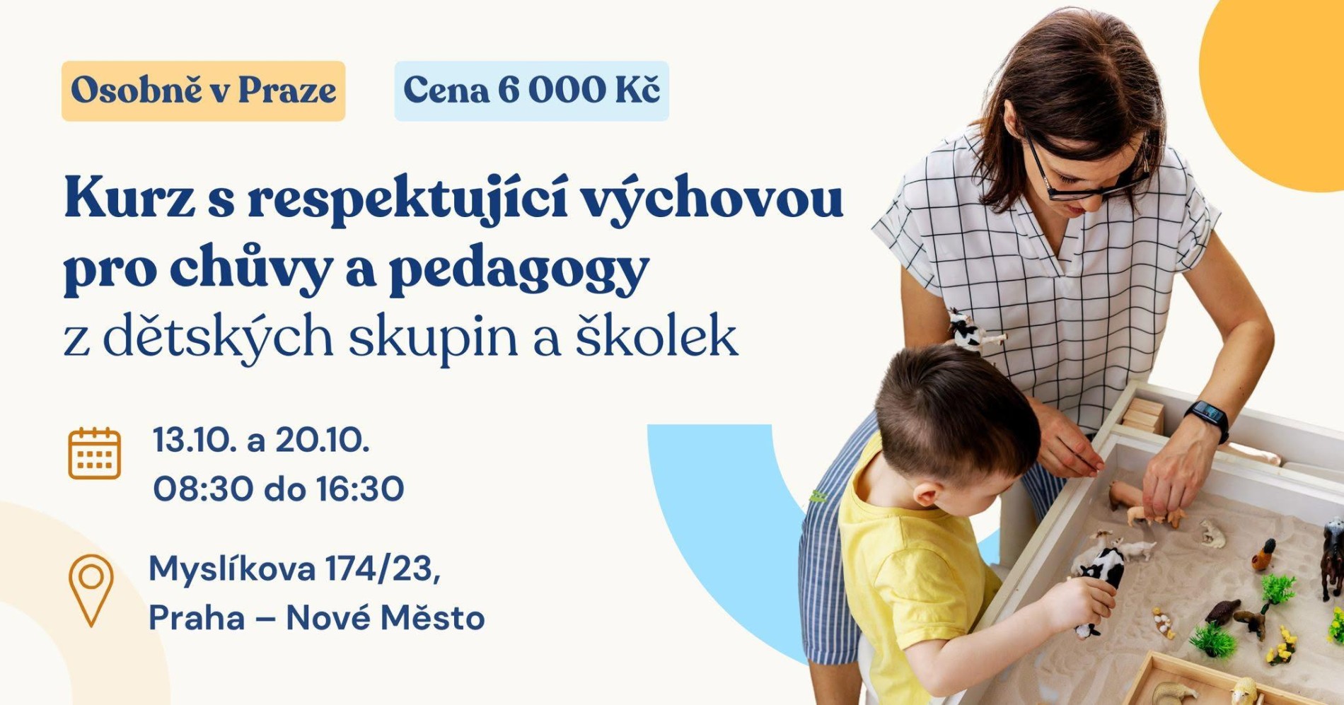 Kurz pro chůvy s respektující výchovou v Praze