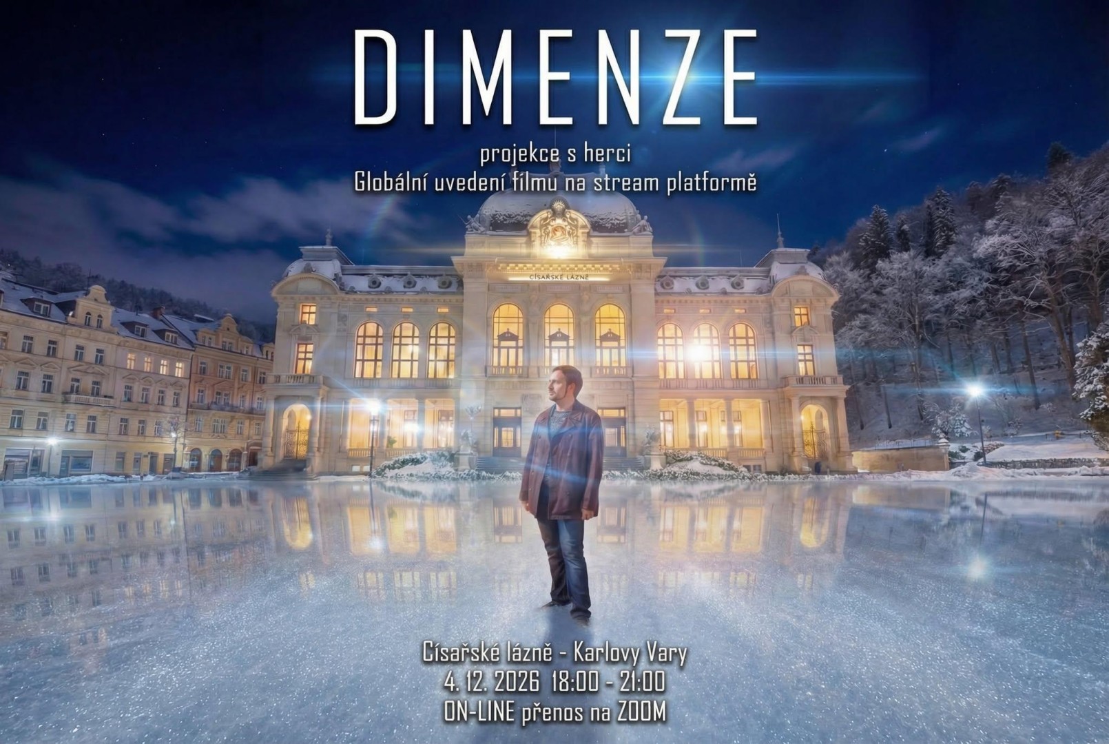 ON-LINE přenos ZOOM DIMENZE - projekce s herci - Karlovy Vary