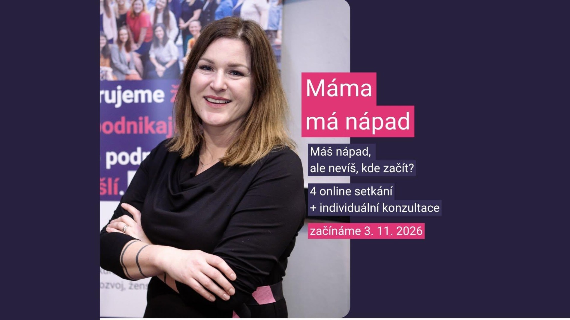 Máma má nápad - Online kurz pro ženy které chtějí začít podnikat