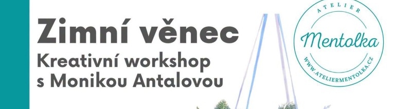Kreativní workshop Zimní věnec na pentlích Kreativní workshop Zimní věnec na pentlích