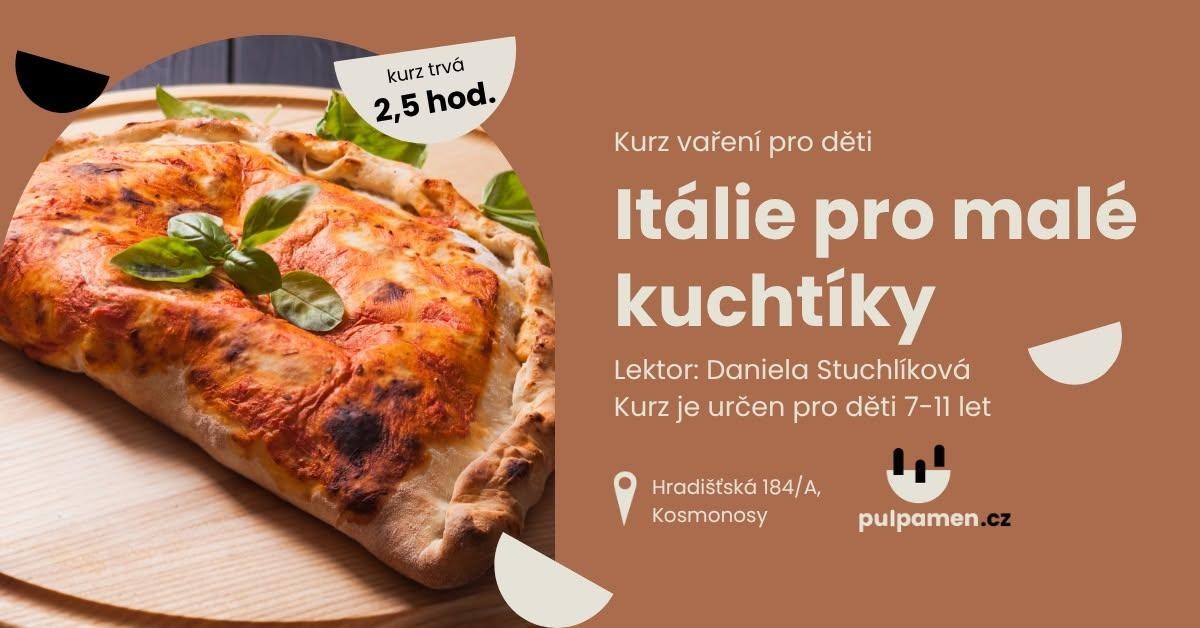 Kurz vaření pro děti - Itálie pro malé kuchtíky