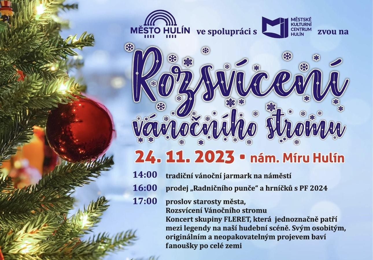 Rozsvícení vánočního stromu 