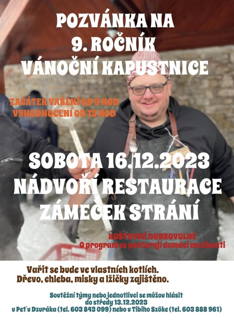 9. Ročník Vánoční kapustnice 