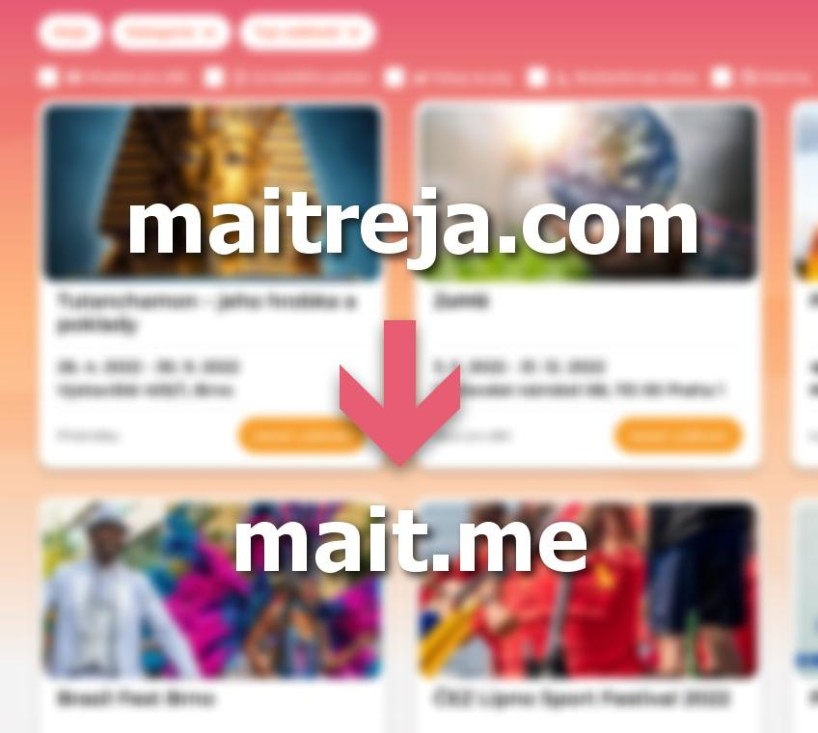 Přejmenování sítě na Mait