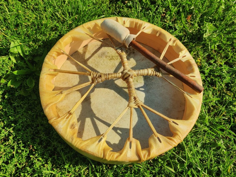 Jak se rodí šamanský buben