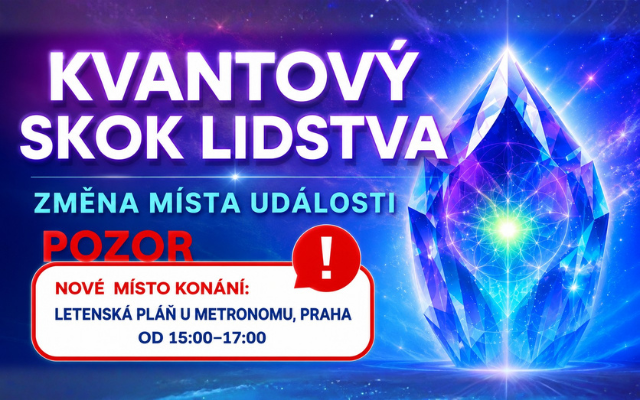Kvantový skok - změna místa konání!